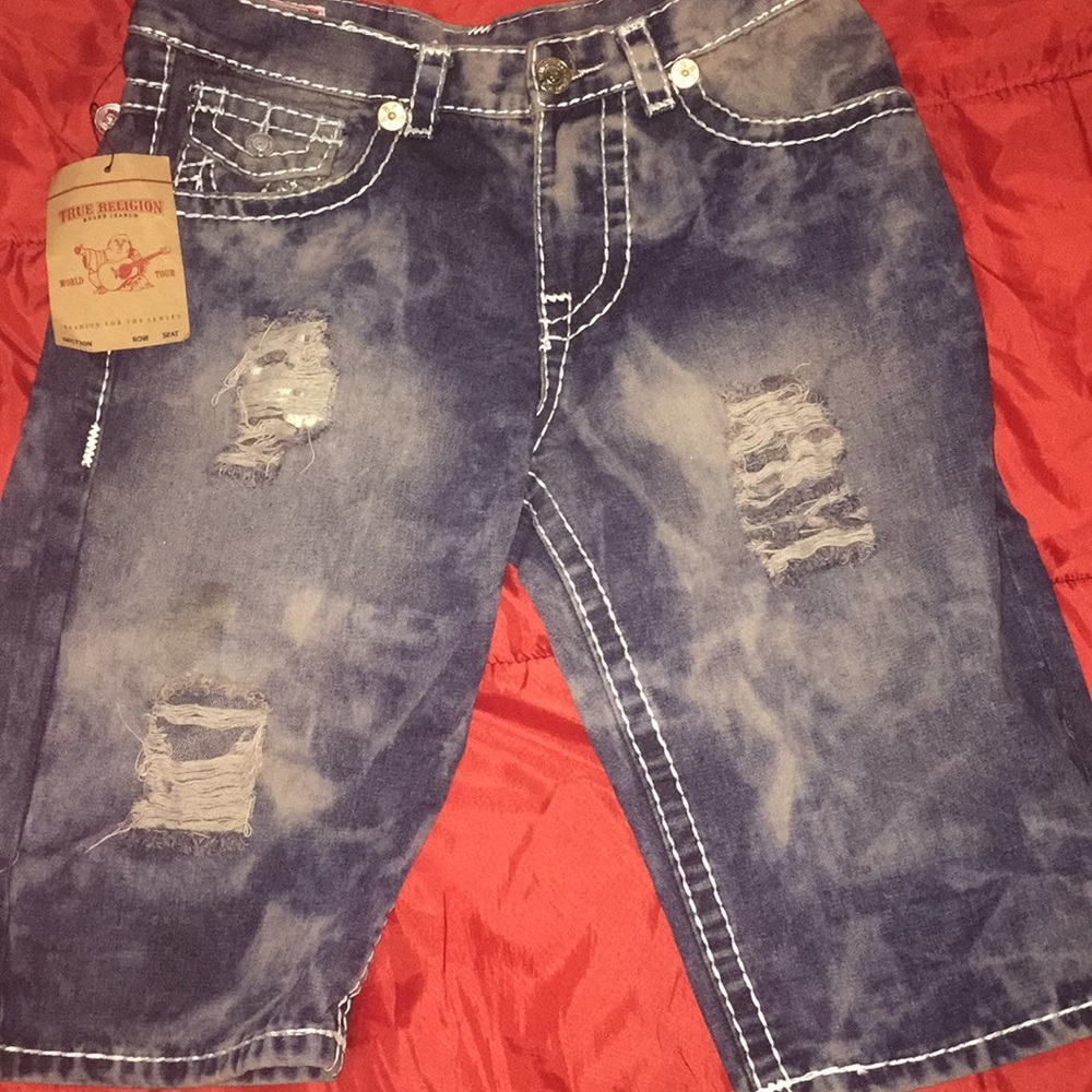 True religion jean shorts